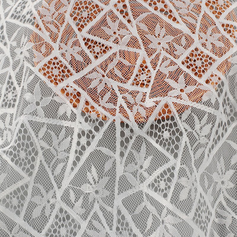 Lace Fabric Bridal Evening Polyester Warp Knit for Women's Wear Wholes 2